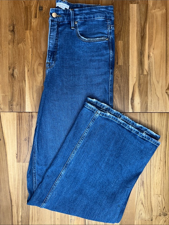 Good American Denim - Good American Good Skate High Waist Wide Leg Jeans – Size 8 – Blue 383